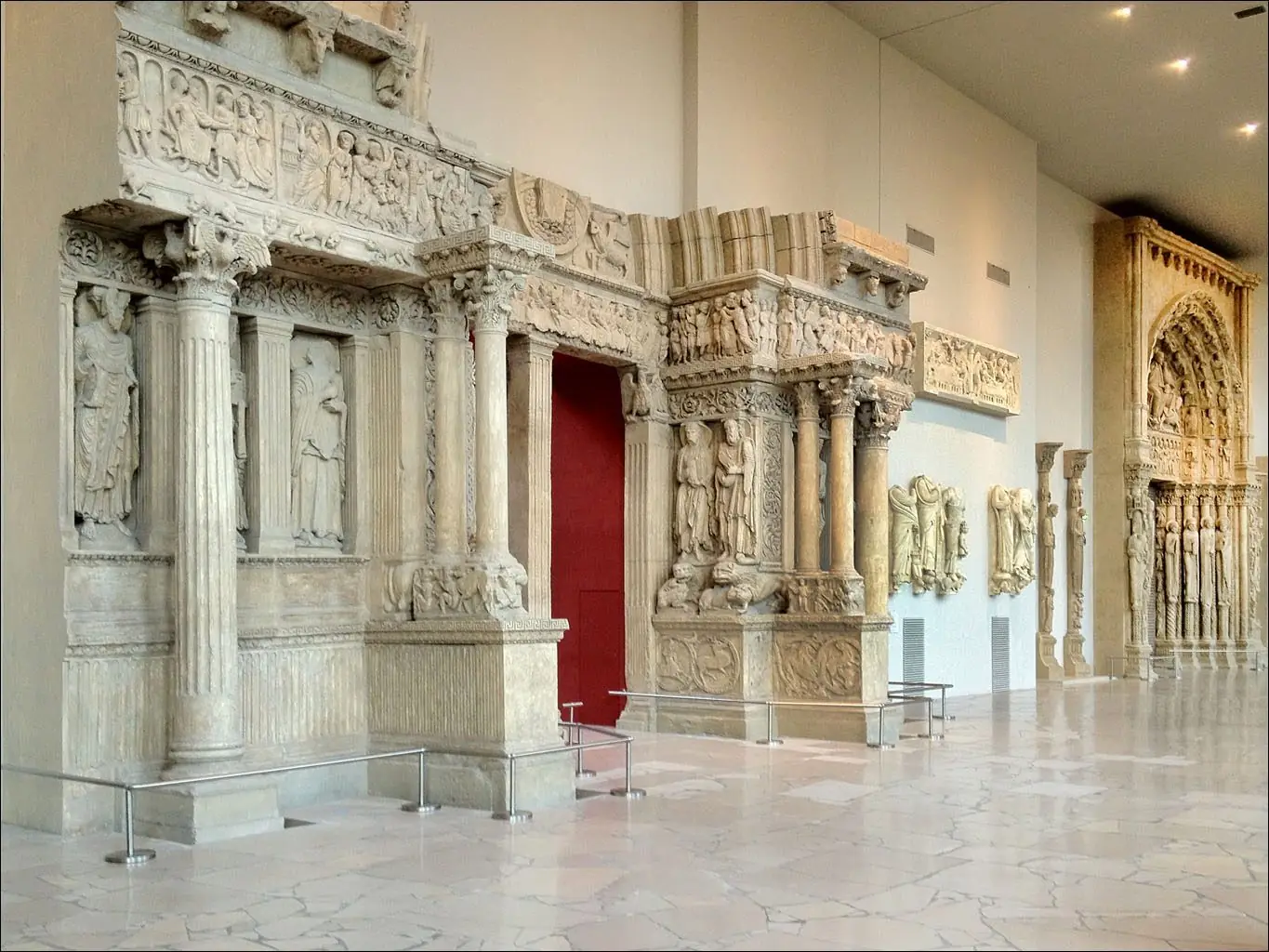 Reproductions de sculptures à la Cité de l'architecture et du patrimoine