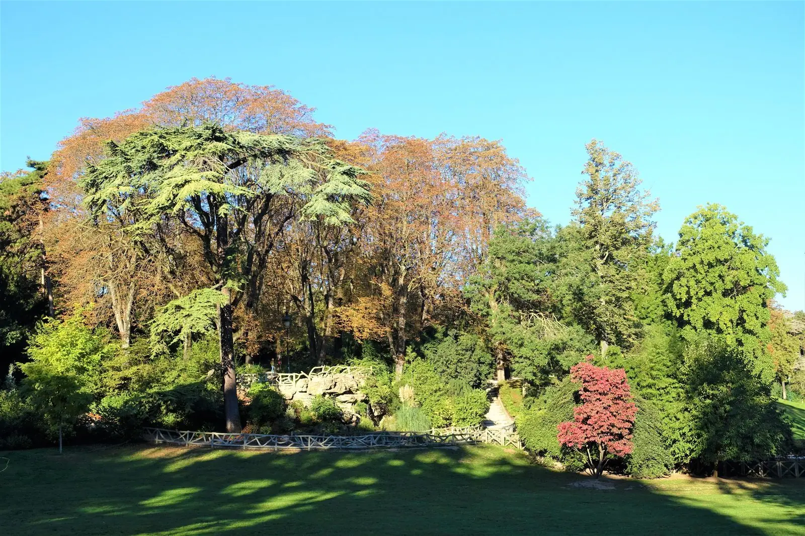 Les couleurs automnales du parc Montsouris