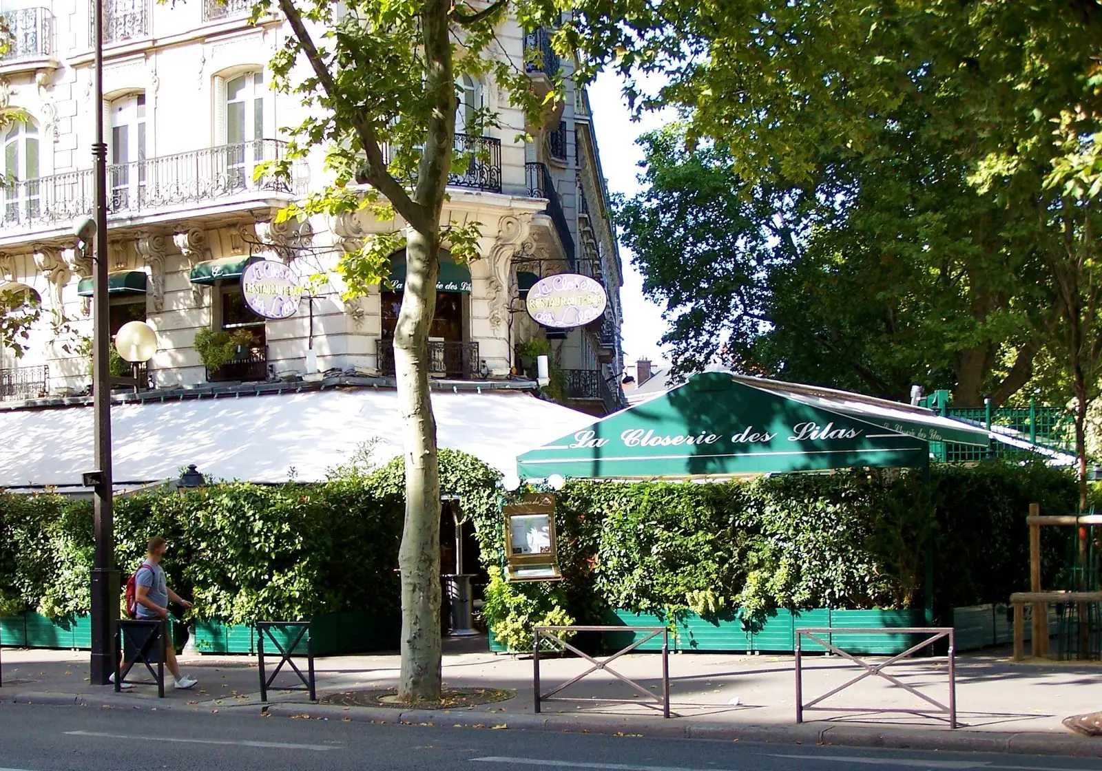 La terrasse de la Closerie des Lilas à Paris