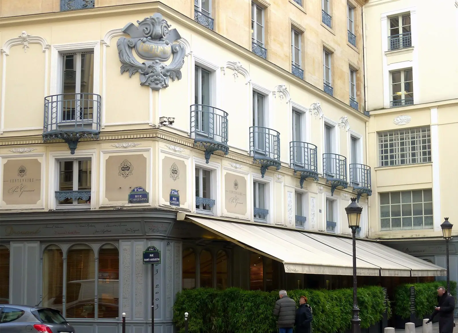 La salle du restaurant Drouant, à Paris