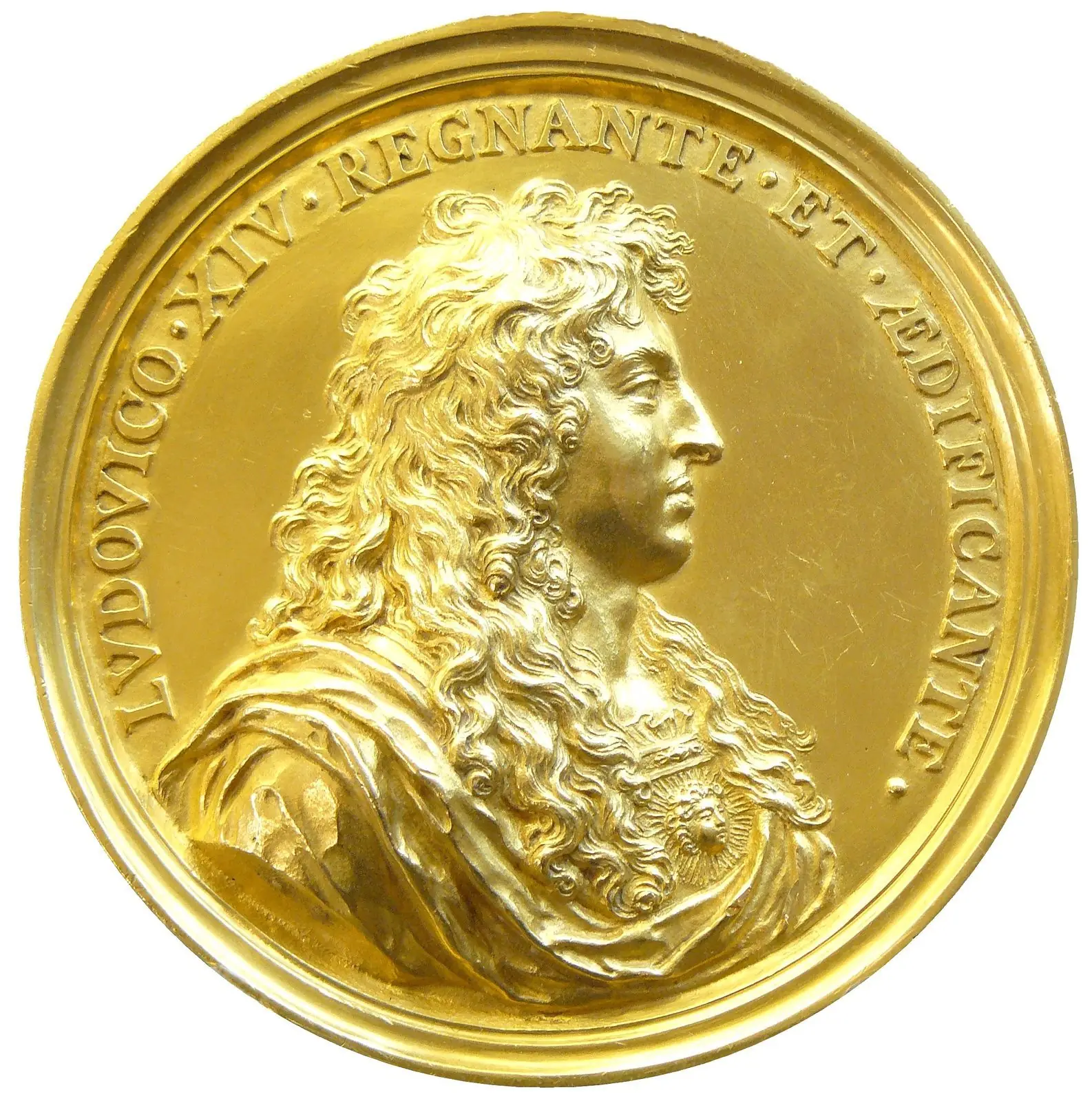 Médaille de Louis XIV frappée à la Monnaie de Paris