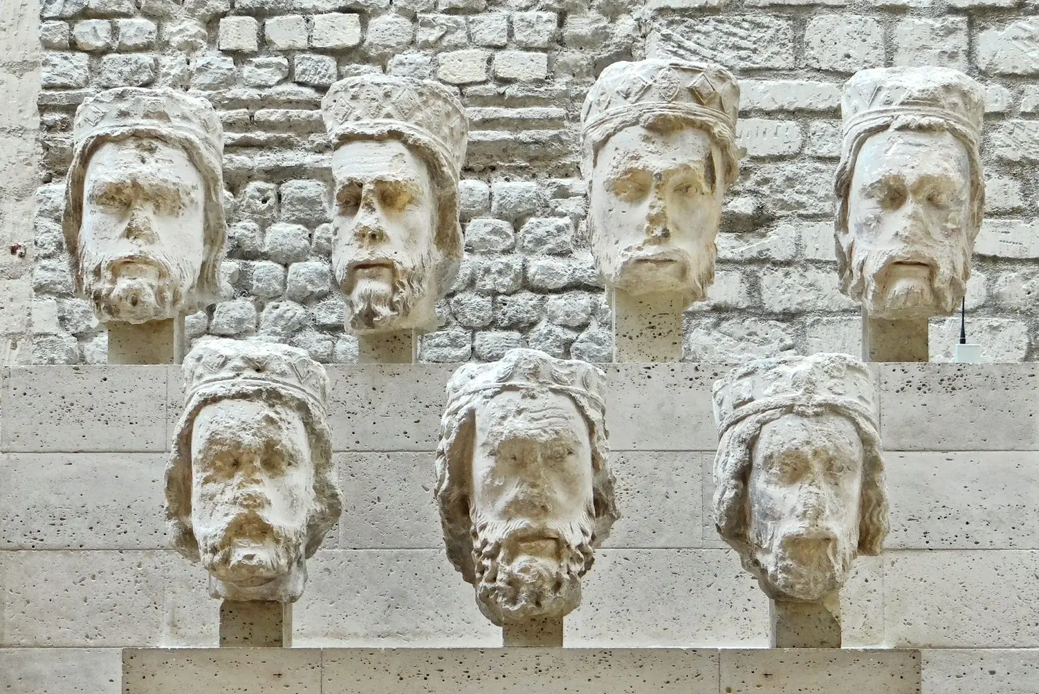 Les têtes des Rois de Juda de Notre-Dame, au musée de Cluny