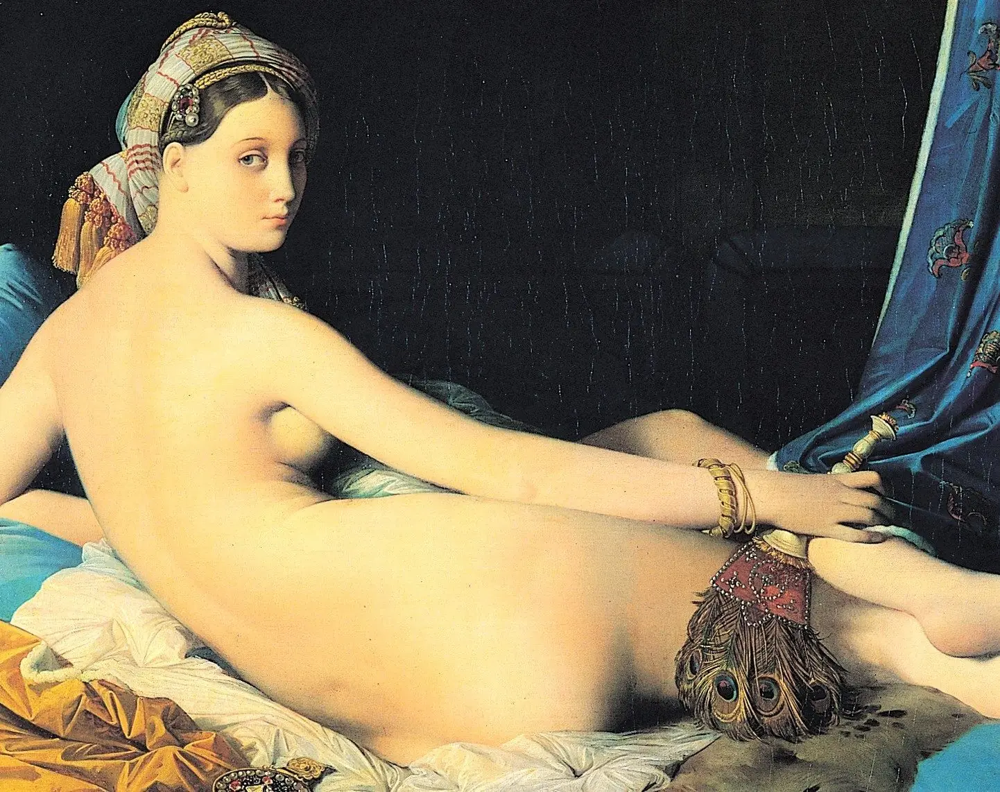 La Grande Odalisque d'Ingres, au musée du Louvre