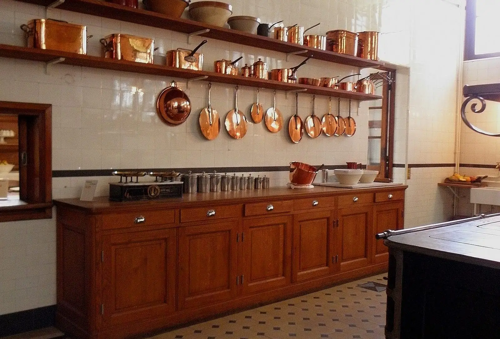 Les cuisines conservées du musée Nissim de Camondo