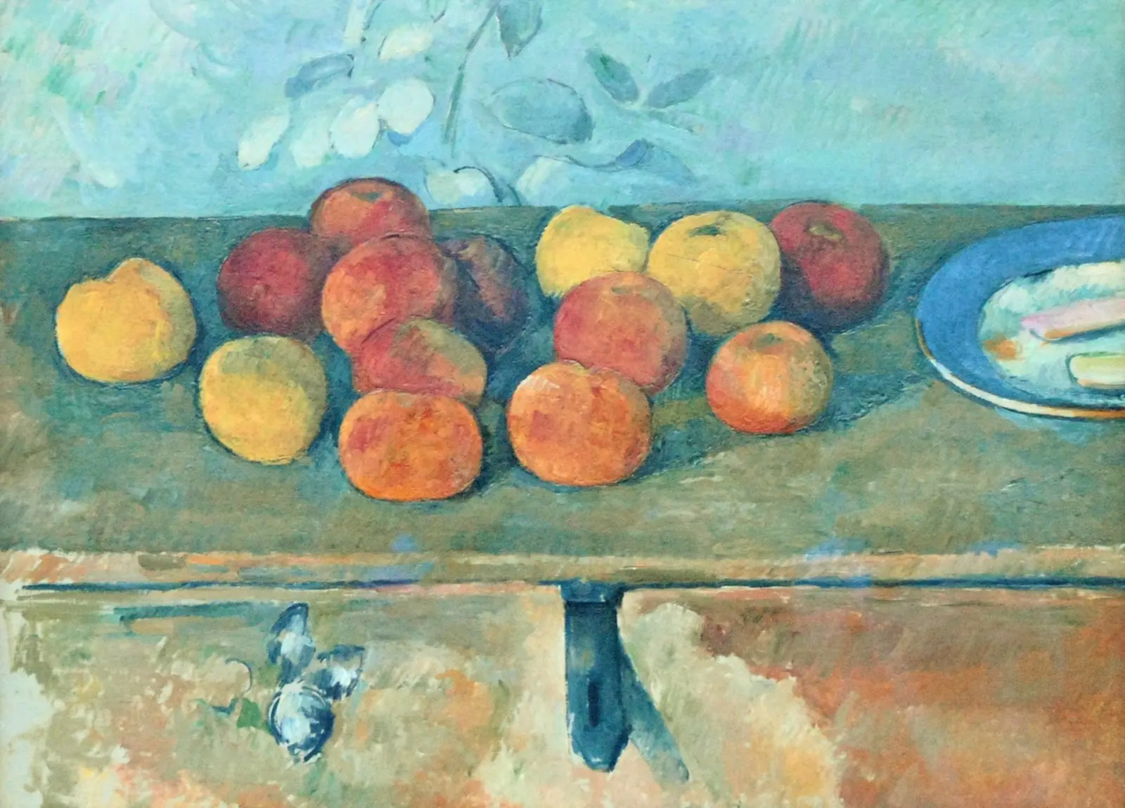 Pommes et biscuits de Cézanne, au musée de l'Orangerie