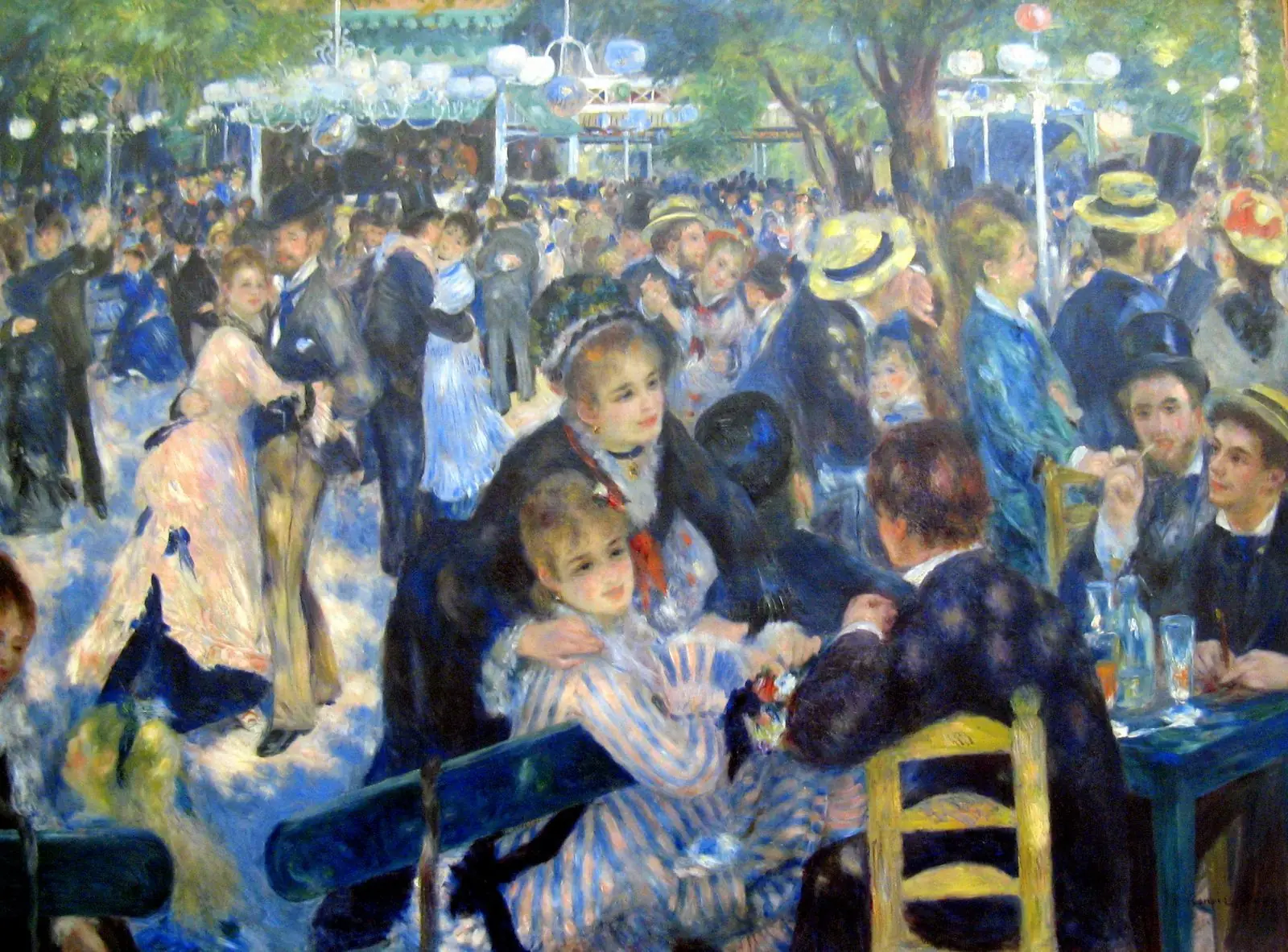 Le Bal du Moulin de la Galette de Renoir, au musée d'Orsay