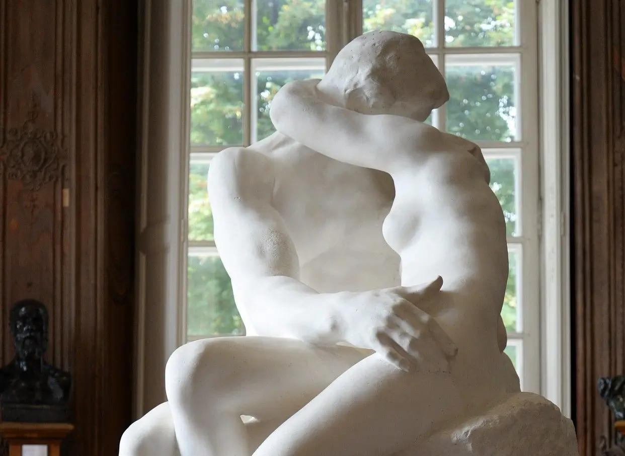 Le Baiser d'Auguste Rodin, au musée Rodin
