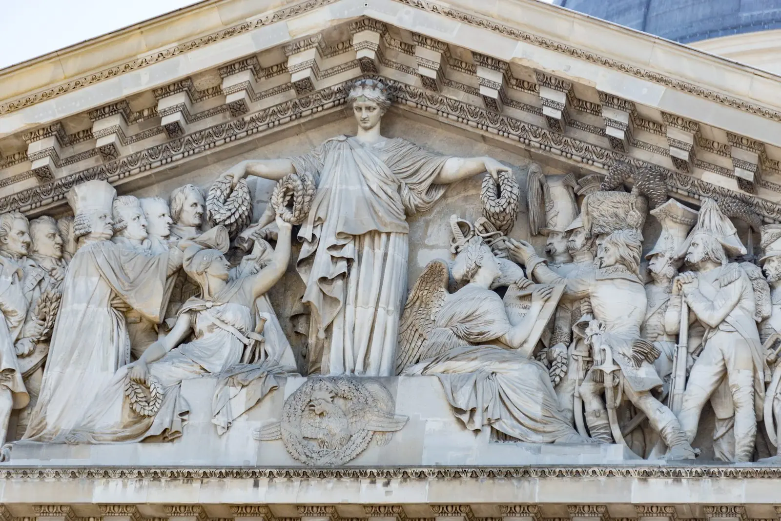 La nef du Panthéon, dédiée aux grands personnages de la nation