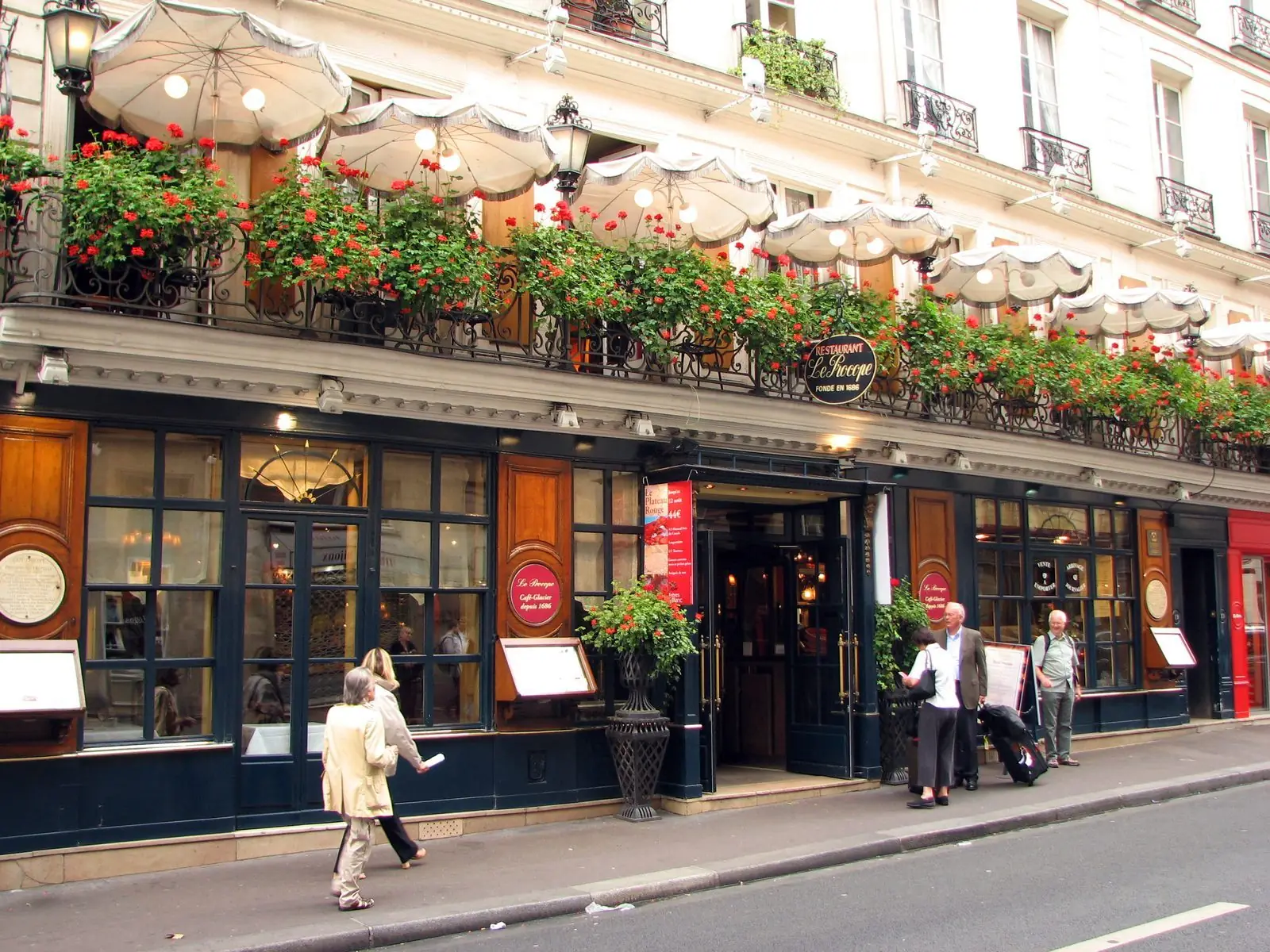La salle historique du café Procope